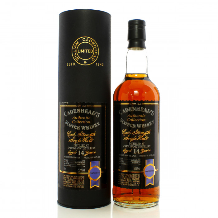 Springbank 1991 14 Year Old Cadenhead's Authentic Collection
