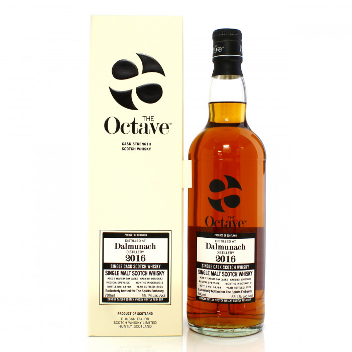 Dalmunach 2016 5 Year Old Single Cask #10825683 Duncan Taylor The Octave - Spirits Embassy