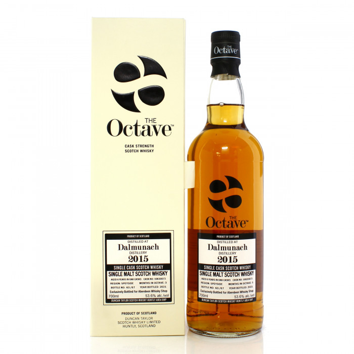 Dalmunach 2015 6 Year Old Single Cask #10830073 Duncan Taylor The Octave - AWS