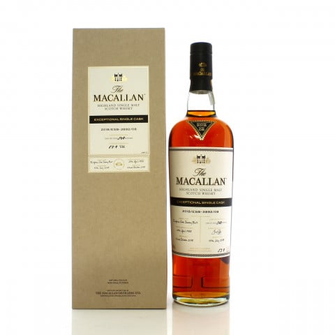 Macallan 1988 30 Year Old Single Cask 389208 Exceptional Cask 2018 Release