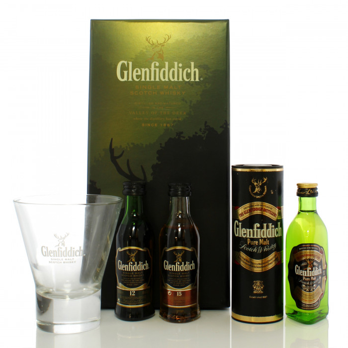 Assorted Glenfiddich Miniatures x3 