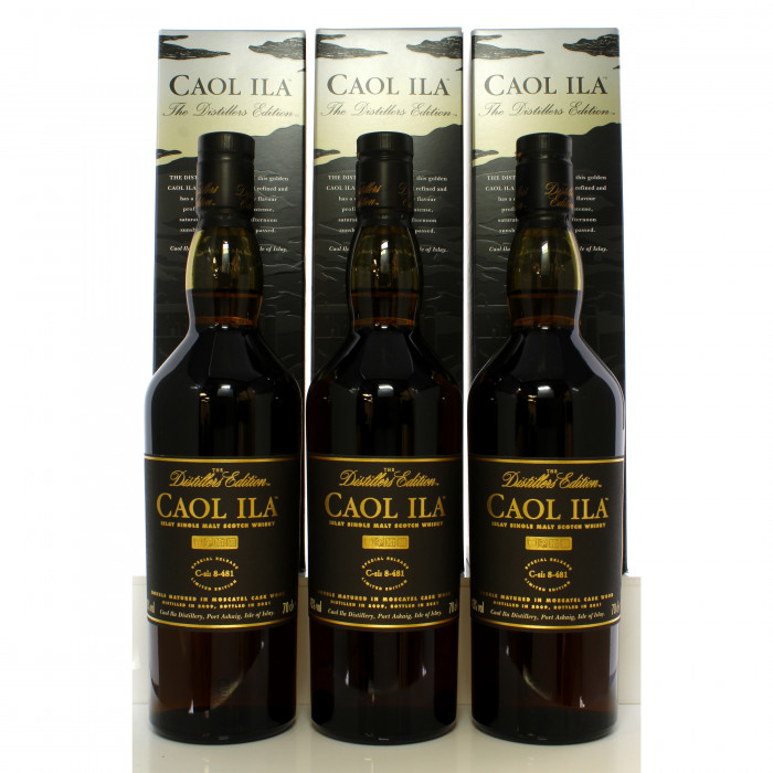 Caol Ila 2009 Distillers Edition x3
