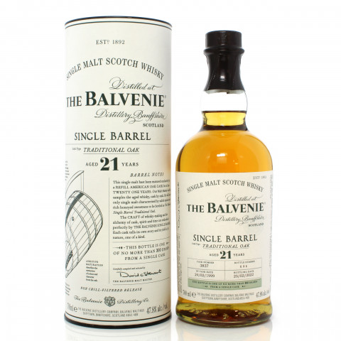 Balvenie 1999 21 Year Old Single Barrel #3837