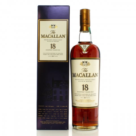 Macallan 18 Years Old Sherry Oak 2017 Release