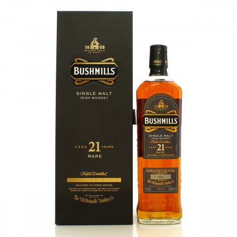 BUSHMILLS 21 YEAR OLD