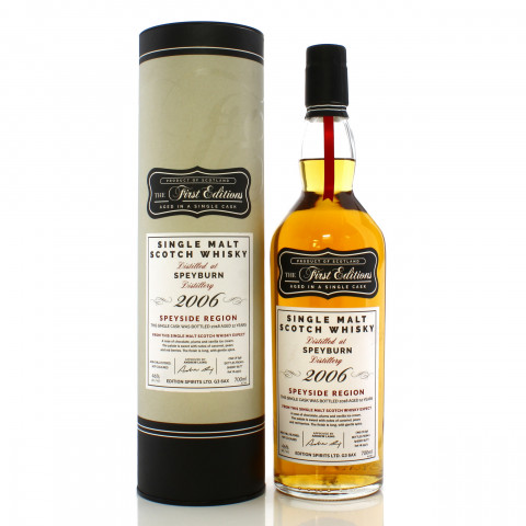 Speyburn 2006 12 Year Old Single Cask #15573 Edition Spirits First Editions