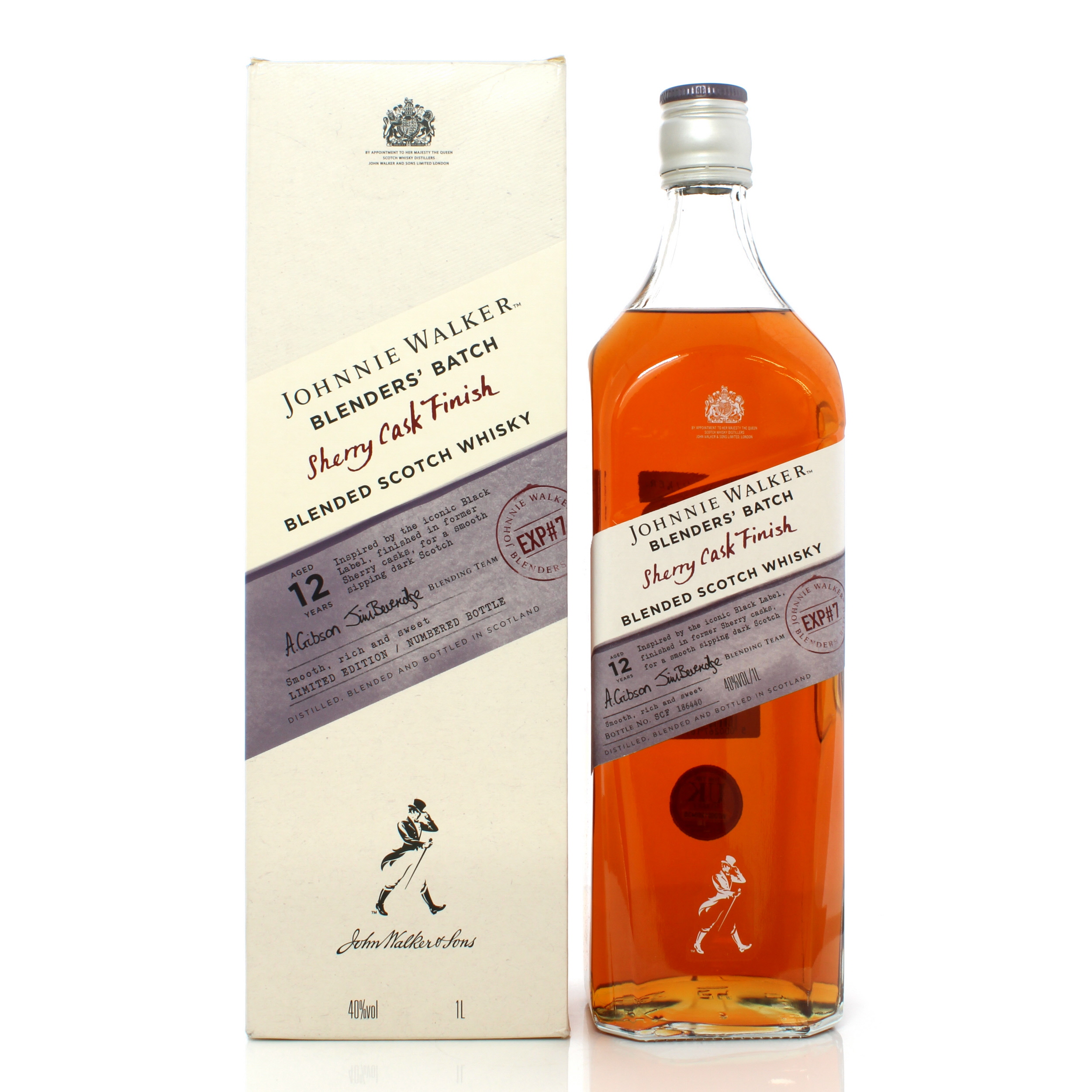 Johnnie Walker 12 Old Blenders' Batch Sherry Cask Finish Auction A57952 | The Whisky Auctions