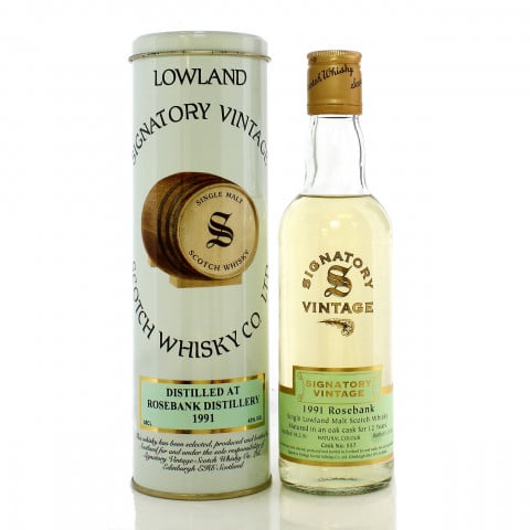 Rosebank 1991 12 Year Old Single Cask 557 Signatory Vintage