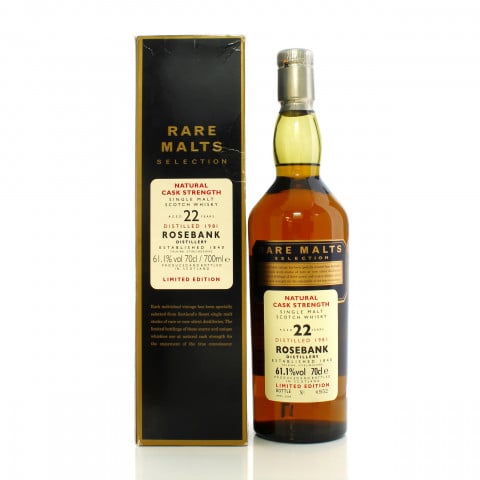 ROSEBANK 1981 22 YEAR OLD RARE MALTS