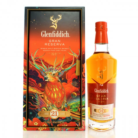Glenfiddich 21 Year Old Gran Reserva Rum Cask Finish Chinese New Year 2022