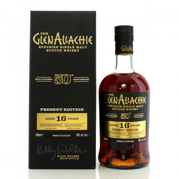 GlenAllachie 16 Year Old Present Edition - Billy Walker 50th Anniversary