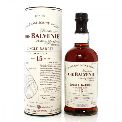 Balvenie 15 Year Old Single Barrel #2801 Sherry Cask