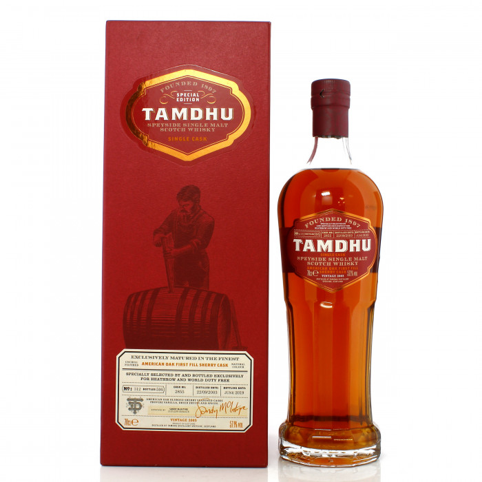 Tamdhu 2003 15 Year Old Single Cask #2855 - Travel Retail