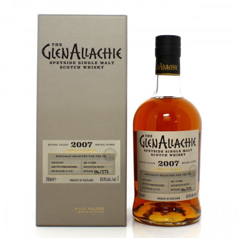 GLENALLACHIE 2007 13 YEAR OLD SINGLE CASK 6871 FOR THE UK