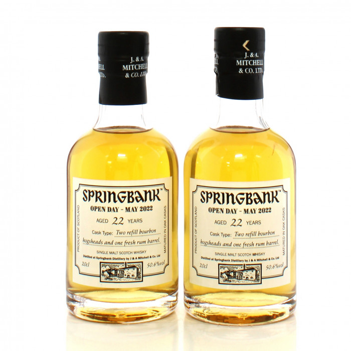 Springbank 22 Year Old - Open Day 2022 x2