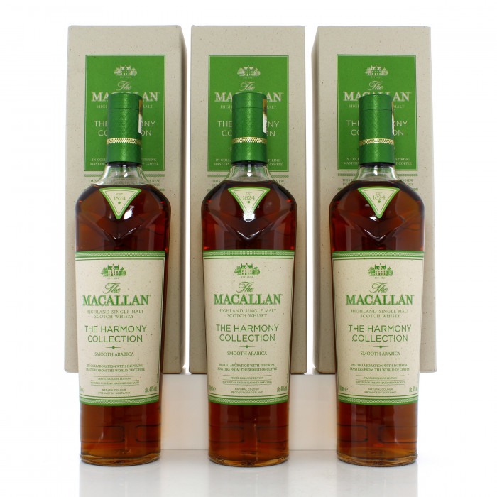 Macallan The Harmony Collection Smooth Arabica - Travel Retail x3