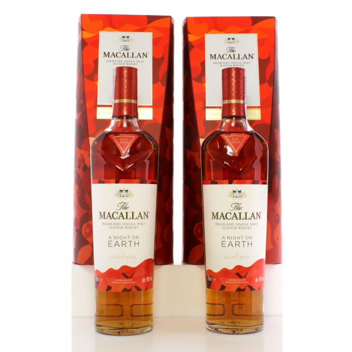Macallan A Night on Earth in Scotland 1st Release x2