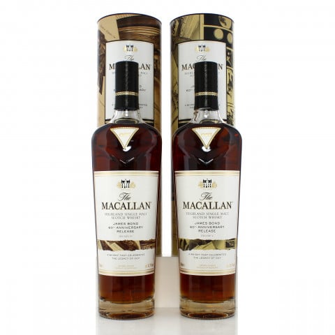 Macallan James Bond 60th Anniversary Release Decade IV Decade V