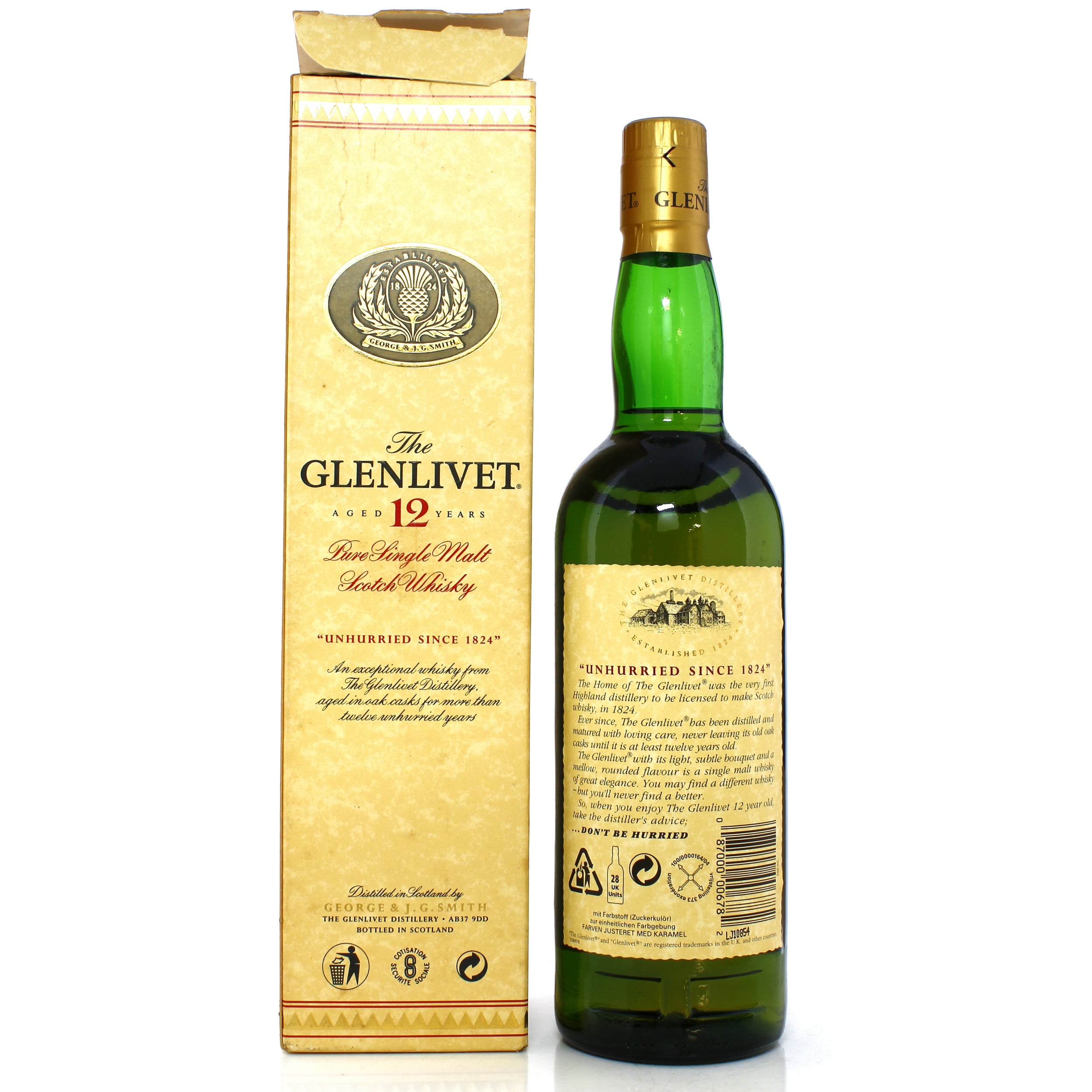 Glenlivet 12 Year Old Auction A70700 | The Whisky Shop Auctions