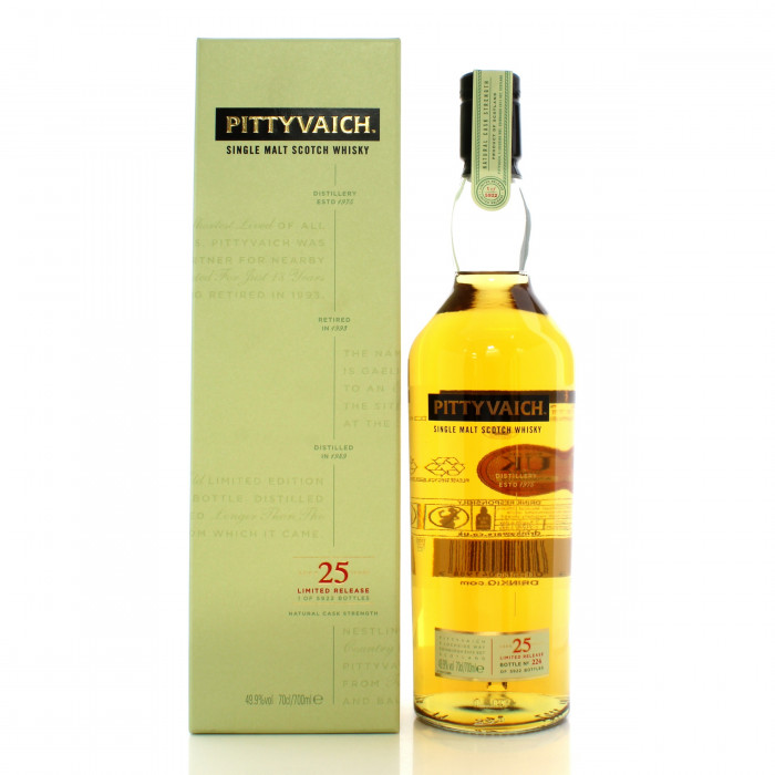 Pittyvaich 1989 25 Year Old 2015 Special Release