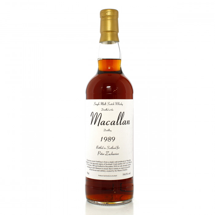 Macallan 1989 21 Year Old Single Cask #2827 Private Bottling