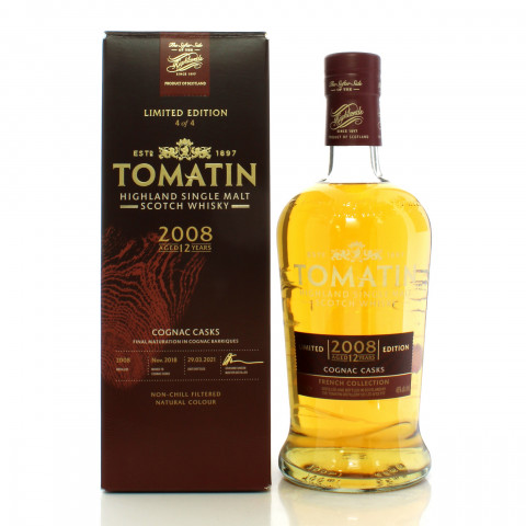 Tomatin 2008 12 Year Old French Collection Cognac Casks