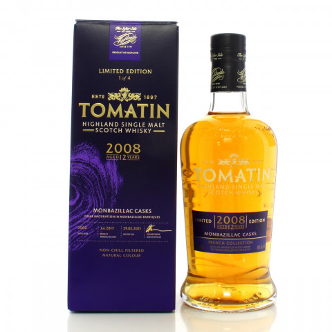 Tomatin 2008 12 Year Old French Collection Monbazillac Casks