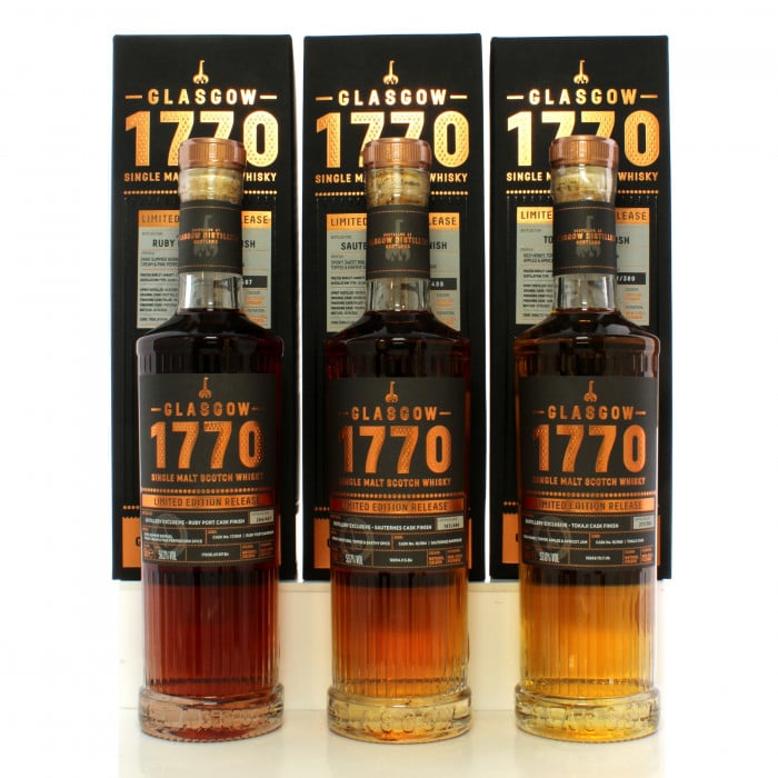 Glasgow Distillery Co. 1770 Single Casks #808, 994 & 969 - Distillery Exclusive