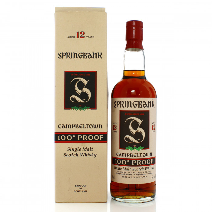 Springbank 12 Year Old 100 Proof 1990s