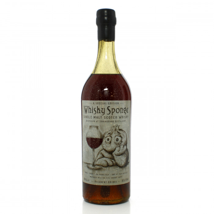Springbank 1996 26 Year Old Whisky Sponge Special Edition