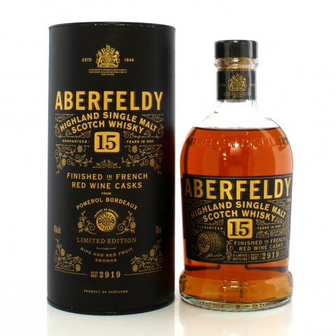 Aberfeldy 15 Year Old Bordeaux Cask Finish