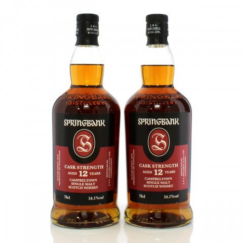 Springbank 12 Year Old Cask Strength 2023 Release x2
