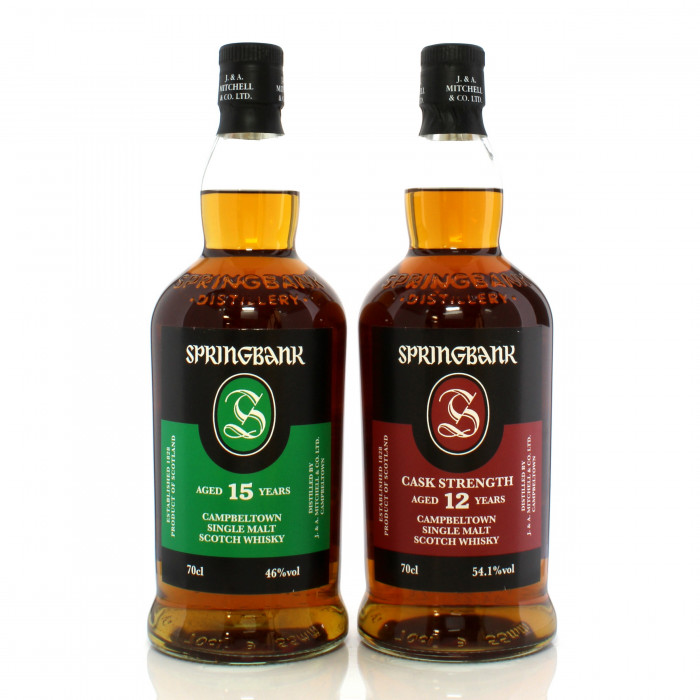 Springbank 15 Year Old & 12 Year Old Cask Strength 2023 Release