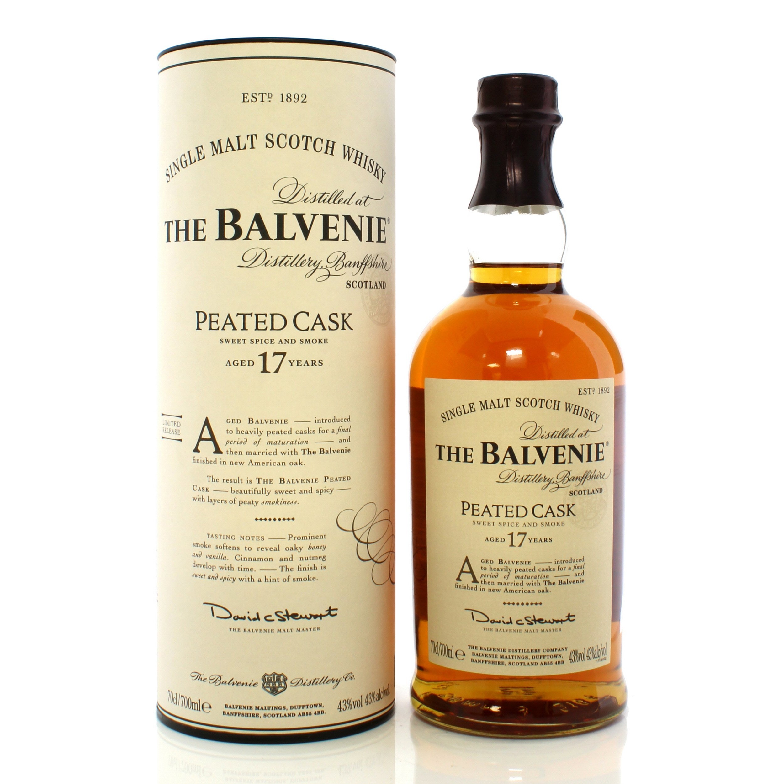 新品未開封 THE BALVENIE PEATED CASK 17年 Review: Balvenie 17 Year Peated Cask · Scotchology