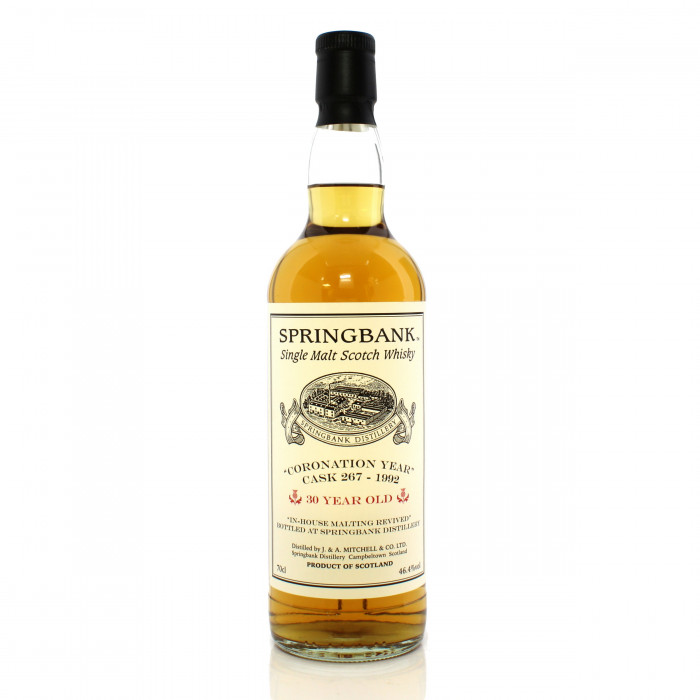 Springbank 1992 30 Year Old Single Cask #267 Private Bottling Coronation Year