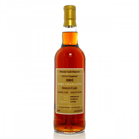 Port Charlotte 2002 10 Year Old Single Cask #1155 Private Cask Reserve