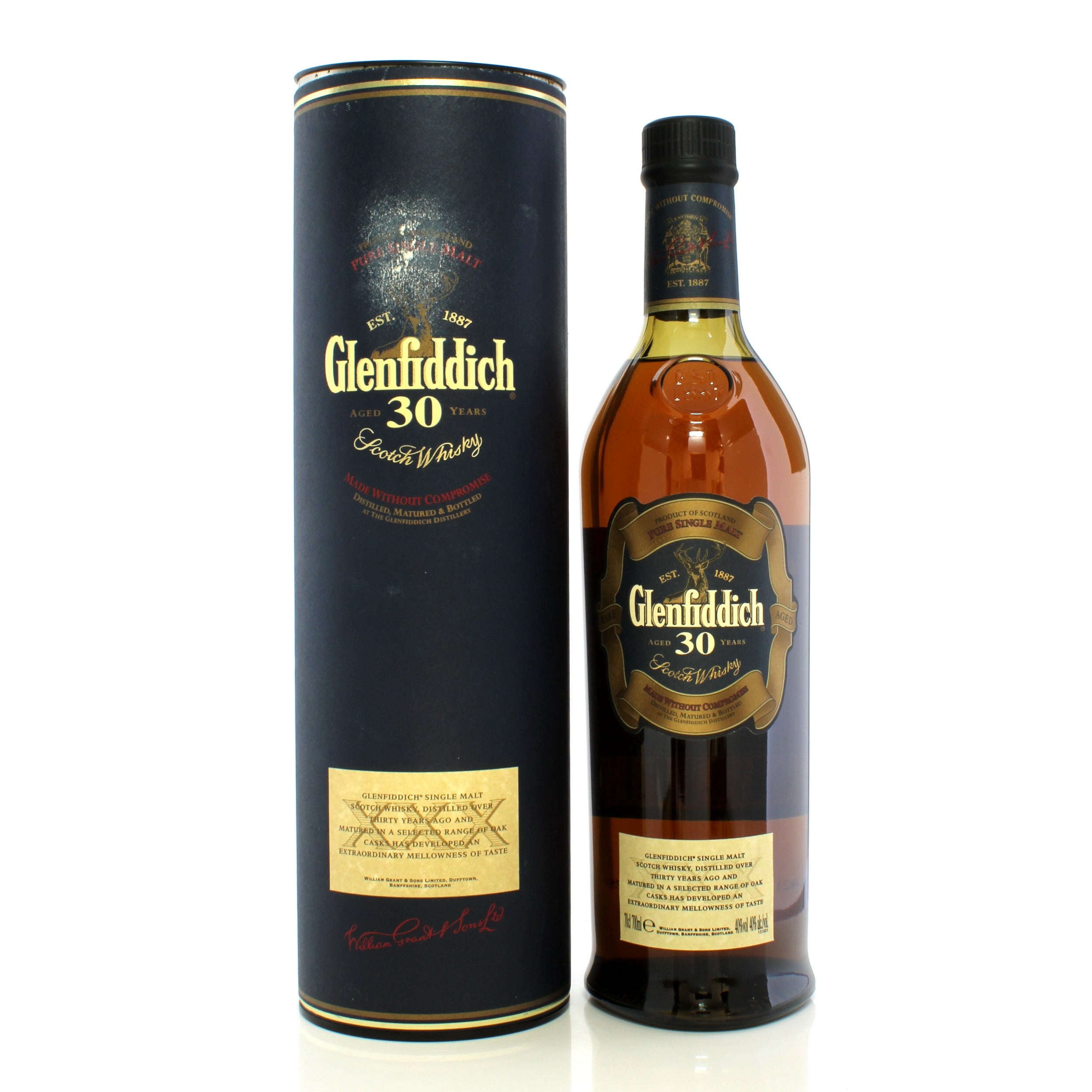 Glenfiddich 30年 ウイスキー 木箱付き Glenfiddich 30年 ウイスキー 木箱付き グレンフィディック 30年