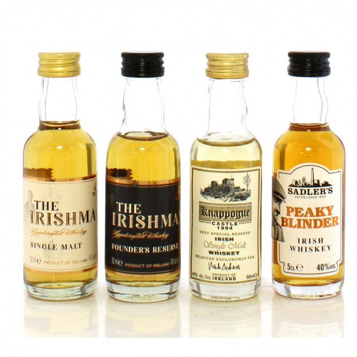 Assorted Irish Whiskies x4