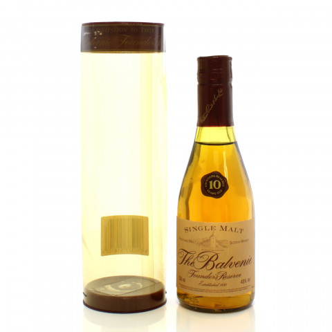 Balvenie 10 Year Old Founder's Reserve Cognac Bottle 1980s