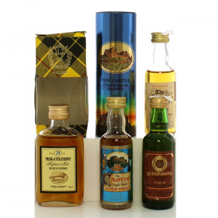 Assorted Malt Whisky Miniatures x4