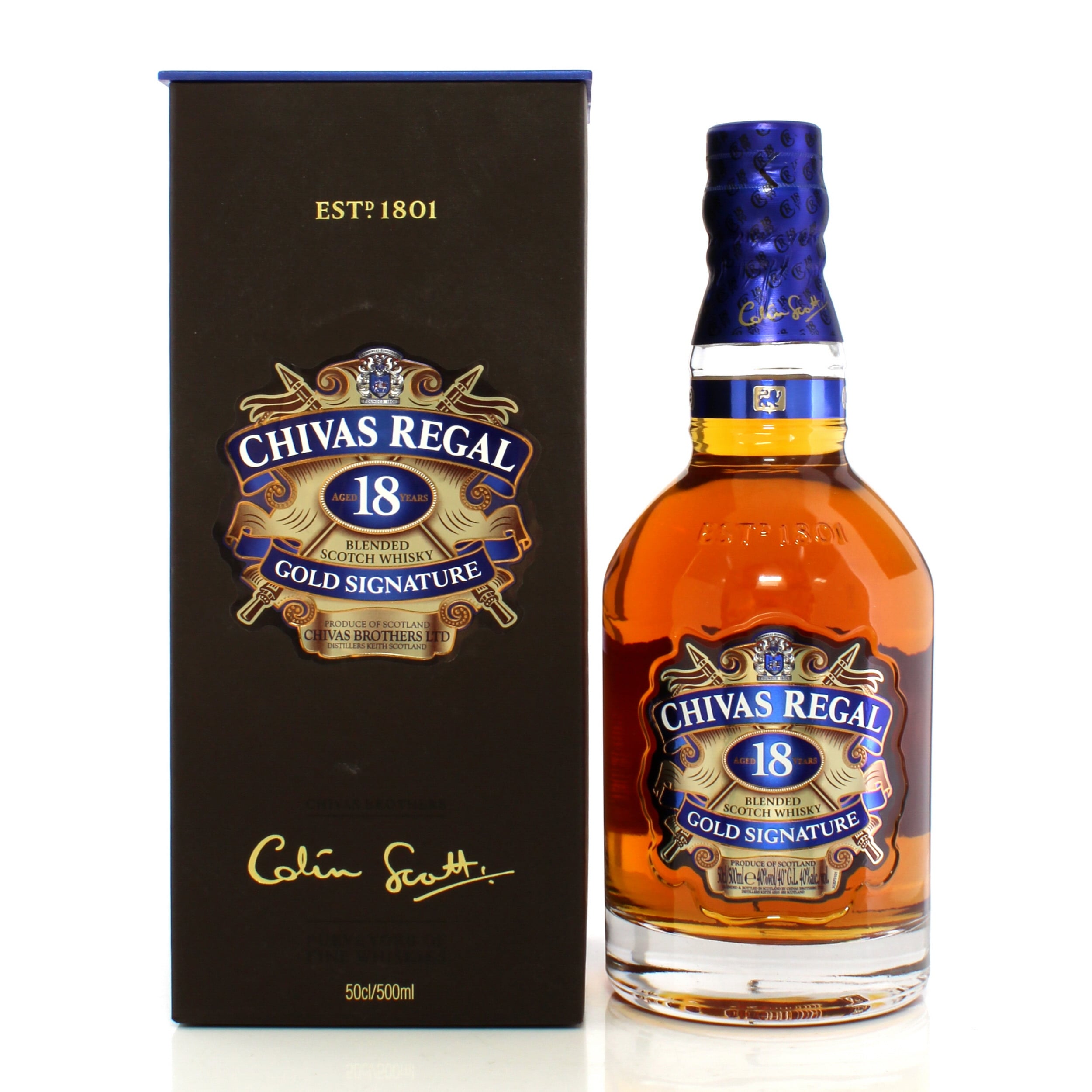 Chivas Regal 18 Year Old Gold Signature Auction A82389 | The