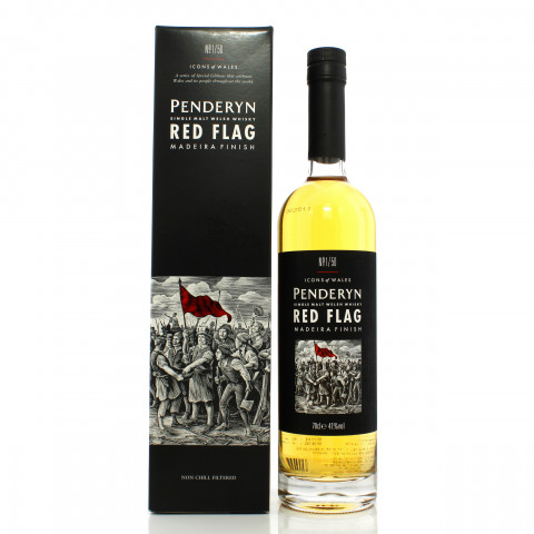 Penderyn Icons of Wales No.1 Red Flag
