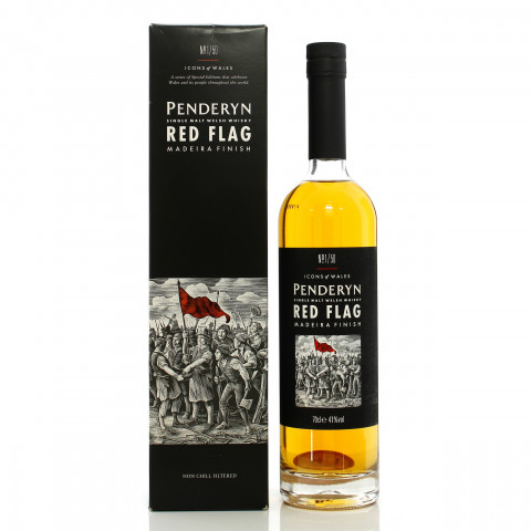 Penderyn Icons of Wales No.1 Red Flag