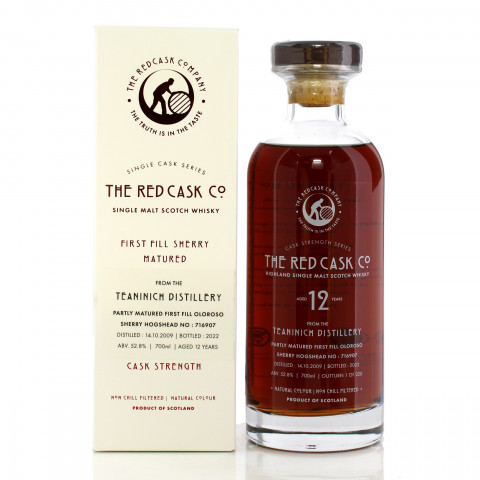 Teaninich 2009 12 Year Old Single Cask #716907 Global Whisky Red Cask Co.