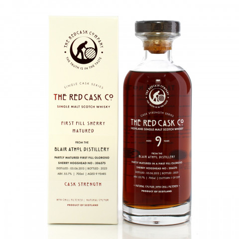 Blair Athol 2013 9 Year Old Single Cask #306575 Global Whisky Red Cask Co.