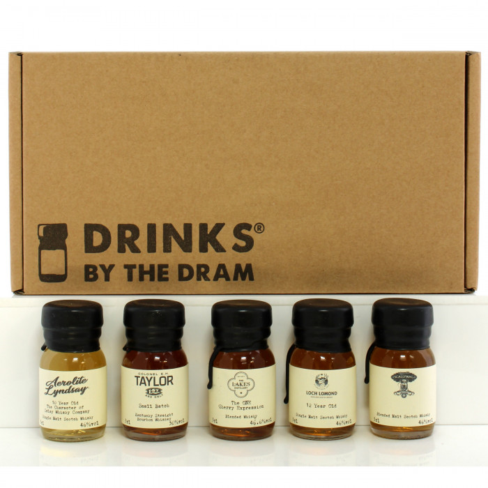 Assorted Drinks By The Dram Miniatures x5