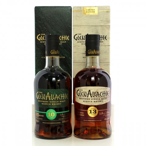 GlenAllachie Glenallachie 10 Year Old Cask Strength Batch 6 Glenallachie 13 Year Old Wine Series