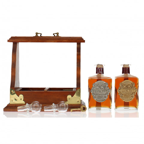 Whyte and Mackay 12 Year Old & 21 Year Old Tantalus Set