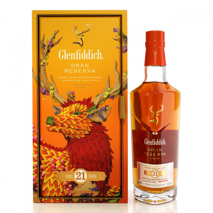 Glenfiddich 21 Year Old Gran Reserva Rum Cask Finish Chinese New Year 2024