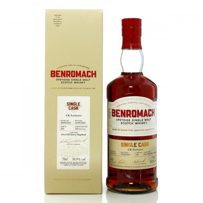 Benromach 2013 10 Year Old Single Cask #253 - UK